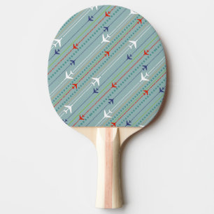 Retro Peddel van de Pingpong van het Patroon van Tafeltennisbatje