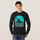 Retro pedle sneller ik hoor banjos Kayaking T-shirt (Voorkant volledig)