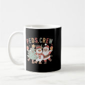 Retro Peds Crew Christmas Pediatric Nurse Nursing  Koffiemok (Links)
