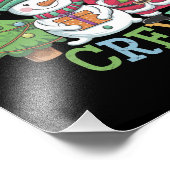 Retro Peds Crew Kerst Kinderverpleegkundige Foto Afdruk (Hoek)