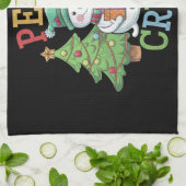 Retro Peds Crew Kerst Kinderverpleegkundige Theedoek (Gevouwen)