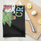 Retro Peds Crew Kerst Kinderverpleegkundige Theedoek (Quarter Fold)