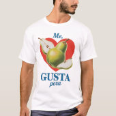Retro Peer 'Me Gusta' Vintage Poster T-shirt (Voorkant)