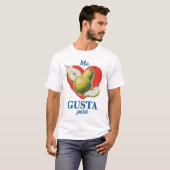 Retro Peer 'Me Gusta' Vintage Poster T-shirt (Voorkant volledig)