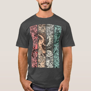 Retro Pegasus Horse Griekse Mythology Pagan T-shirt