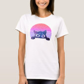 Retro Peking Cute Cat T-shirt (Voorkant)