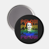Retro Pelosi Pride Magneet (Voorkant / Achterkant)