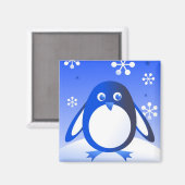 Retro Penguin Magneet (Voorkant / Achterkant)
