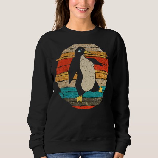 Retro Penguin Trui (Voorkant)
