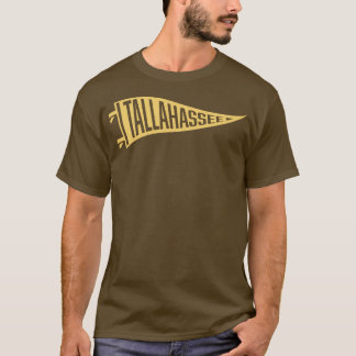 Retro Pennant Tallahassee Tan Gold T-shirt