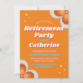 Retro Pensioen 1970s Partij Kaart (Voorkant)