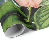 Retro Peony Flower Spring Floral Pattern Cadeaupapier (Rol Hoek)