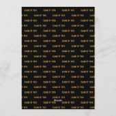 Retro Pep Rally Style 50 Year Class Reunion Kaart (Achterkant)