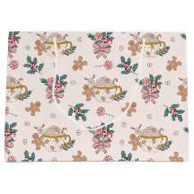 Retro peperkoek koekjes en thee kerst