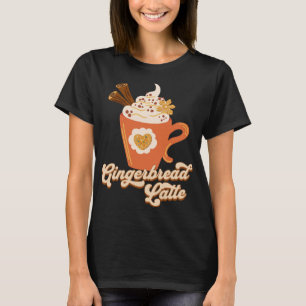 Retro peperkoek latte koffie t-shirt