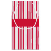 Retro Peppermint Snoep met kerstcadeau Klein Cadeauzakje (Achterkant)