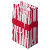 Retro Peppermint Snoep met kerstcadeau Klein Cadeauzakje (Achterkant Gekanteld)