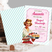 Retro Perfect Huisvrouw 50's Vrijgezellenfeest Kaart