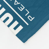 Retro Persoonlijke familienaam thuisbioscoop Fleece Deken (Hoek)