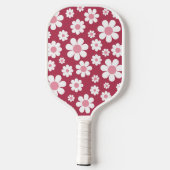 Retro Persoonlijke naam Daisy Pickleball Paddle (Achterkant)