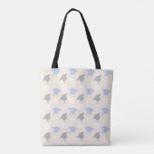 Retro Perzik Afstuderen Tote Bag (Achterkant)