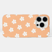 Retro Perzik Bloemen grillige Preppy Hippie Spring Case-Mate iPhone Case (Achterkant (horizontaal))