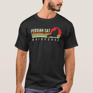 Retro Perzische Kat Kat Moeder Leuke Huisdier Eig T-shirt