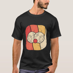 Retro Petanque Voor Mannen Cadeau Idee Funny GIF T-shirt