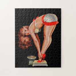  Retro Peter Driben Pinup Girl op schaal Legpuzzel