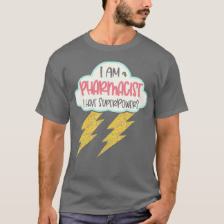Retro Pharmacist Supermaans Bolt T-shirt