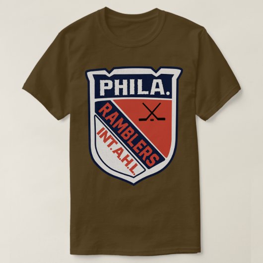 Retro Philadelphia Ramblers Hockey 1941 T-shirt (Design voorkant)