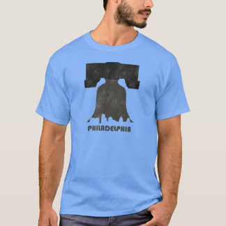 Retro Philadelphia Skyline-Mannen T-shirt