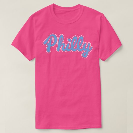 Retro Philly Throwback Philadelphia Fan Favoriet T-shirt (Design voorkant)