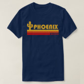Retro Phoenix Arizona T-shirt (Design voorkant)