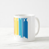 Retro Phoenix Skyline Koffiemok (Voorkant rechts)