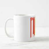 Retro Phoenix Skyline Koffiemok (Links)