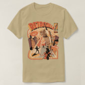 Retro Phonezilla Black T-shirt (Design voorkant)