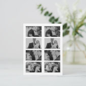 Retro Photo Bladwijzer Save the Date Invitation Uitnodiging Briefkaart