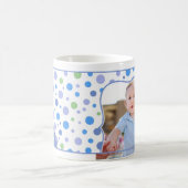 Retro Photo Blue Mok voor kinderen (Center)