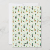 Retro Photo Cactus Desert-kerstkaarten Feestdagenkaart (Achterkant)