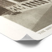 Retro  Photo New York City Building Poster (Hoek)