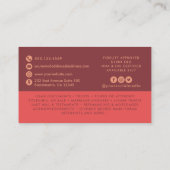 Retro Photo Notional Loan Signing Agent Visitekaartje (Achterkant)