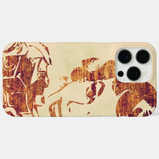 Retro photographer Case-Mate iPhone case (Achterkant (horizontaal))