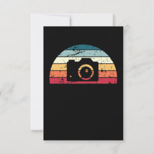 Retro Photography Sunset  Fotograaf Sunr Sunr Sunr Bedankkaart