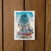 Retro Phuket Thailand strandschilderij Briefkaart