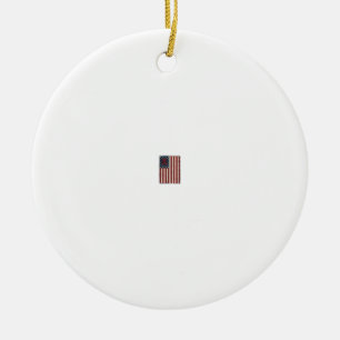 Retro Pi Amerikaanse Vlag Wiskunde Leraren T-shirt Keramisch Ornament