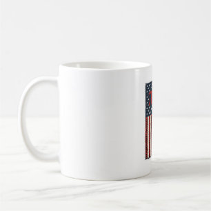 Retro Pi Amerikaanse Vlag Wiskundeleraar T-shirt O Koffiemok