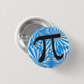 Retro Pi-symbool Ronde Button 3,2 Cm (Voorkant /achterkant)