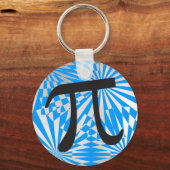 Retro Pi Symbool Sleutelhanger Pi Dag Gift (Voorkant)