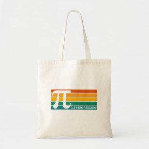  Retro Pi Tote Bag